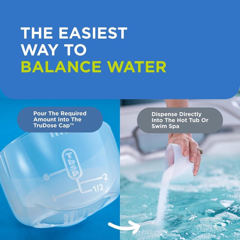 Frog Target Total Alkalinity Increaser for Hot Tubs and Swim Spas - 2 lb Bottle with TruDose Measuring Cap for Easy Maintenance & Balancing - 1 Pack - Image 5